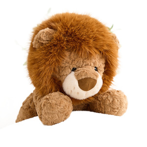 Peluche de León Realista, Muñeco de Peluche de León Amarillo, Juguetes de Peluche de Animales Salvajes del Zoológico, Almohada de Regalo, Venta al por Mayor - Product Image 5