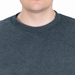 เสื้อยืดคอกลมสำหรับผู้ชายผ้าฝ้ายธรรมดาออกแบบได้เองมาใหม่2025 - Product Image 1