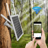 Router 4G/WiFi Solar para Exteriores de Súper Resistencia con Cobertura de hasta 60M, Nano SIM y Batería de Larga Duración
