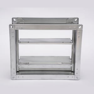Regolatore Elettrico Quadrato per Condotto d'Aria, Serranda Ermetica Manuale per Sistemi HVAC, per Esterni, Ospedali, Palestre, Scale, Corridoi, Seminterrati - Product Image 4
