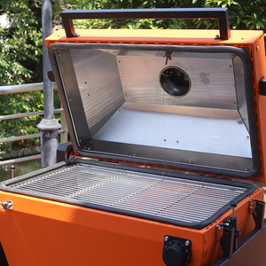 Barbecue à charbon double structure <span class=keywords><strong>en</strong></span> acier inoxydable 30 pouces OEM/ODM, très grand modèle commercial pour extérieur, jardin et villa - Product Image 5