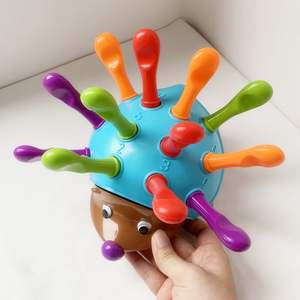Puzzle éducatif hérisson jouet vieux bébé moteur fin cognitif couleur focalisée en plastique Durable - Product Image 3