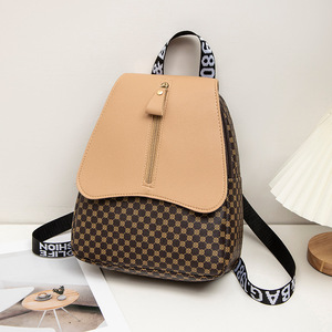 Sweet Color-blocked Backpack, Ladies Bag, Stylish and Simple Women's Shoulder <strong>Strap</strong> Backpack, Versatile Crossbody Bag - Product Image 6