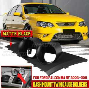 ชุดติดตั้งเกจวัดรถยนต์ขนาด 52 มม. สำหรับยึดเกจวัดคู่ สำหรับรถฟอร์ด ฟอลคอน BA BF ปี 2002-2011 พร้อมฝาครอบตกแต่งแผงหน้าปัด - Product Image 1