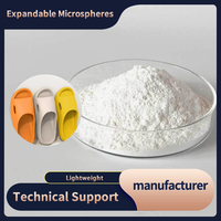 Agent de gonflage microsphérique extensible à haute résilience, additif en poudre à 98 % pour caoutchouc, plastique, mousse, éponge, PVC, EVA