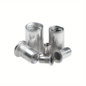 Aluminum <b>Rivet</b> <b>Nuts</b> 190Pcs Metric Coarse Thread Flat Head Slotted Drive Set For Metal Fastening - Product Image 4