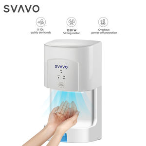 Mini capteur électrique Commercial, sec secteur ABS plastique Secador de manos maison pour <span class=keywords><strong>toilettes</strong></span> salle de bains sèche-mains automatique - Product Image 1