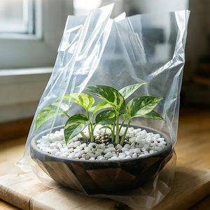 Clear Plastic <b>Bags</b> 12x18 Inches 50 Pcs Open Top For Food Storage Packaging - Product Image 6