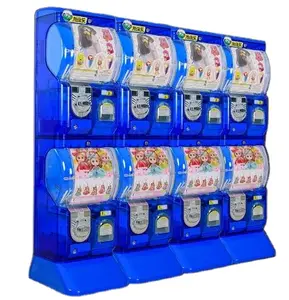 Einkaufs zentrum Zwei Schichten blau Geschenk Ei Twister Kinderspiel zeug Kapsel automaten