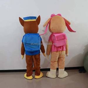 Efun MOQ 1 PC Costume de mascotte de patrouille professionnel personnalisé, costume de mascotte de chien Pat' Patrouille bleu en dessin animé à vendre - Product Image 4
