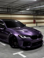 Film adhésif vinyle liquide métallisé violet nuit pour carrosserie automobile, sans bulles d'air, pour changement de couleur de véhicule
