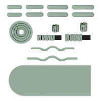 Barre de musculation personnalisable avec logo, 15 lb/25 lb, pour entraînement de force, en fer avec silicone antidérapant, réglable 90 cm/110 cm, pour tractions