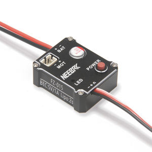 NEEBRC FZ-015 Moteur à balais métallique 180 50T, ESC 15A, BEC 2S 5V/1A, pour voitures RC d'escalade, de drift et de crawler <span class=keywords><strong>1</strong></span>/<span class=keywords><strong>18</strong></span>/<span class=keywords><strong>1</strong></span>/24 SCX24 <span class=keywords><strong>Trx4m</strong></span> FMS, mise à niveau - Product Image 5