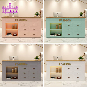 2020 de la fábrica <span class=keywords><strong>barato</strong></span> blanco salón de recepción para salón de belleza - Product Image 3
