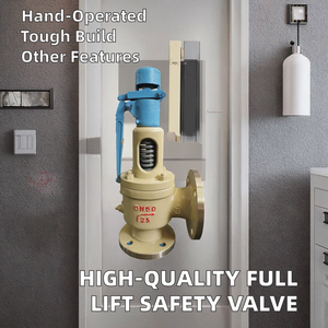 Válvula de seguridad de vapor de elevación completa con maneta y resorte manual de alta calidad A48Y-16C 1 pulgada - Product Image 2