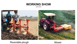 Minitractor de granja pequeño con <span class=keywords><strong>retroexcavadora</strong></span> de cargador frontal de combustible diésel disponible en 90 100 120HP de potencia nominal a la venta - Product Image 5