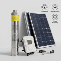 Pompa Solare a Vite DC 48V 1HP ad Alta Prevalenza per Pozzi Profondi 140m, per la Reforestazione della Regione Nord della Nigeria