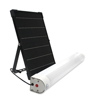 Projecteur Solaire LED IP65 24W Tri-Proof avec Détecteur de Mouvement PIR, Batterie LiFePO4 et Panneau Solaire Séparé pour Éclairage Extérieur - Vente en Gros Usine