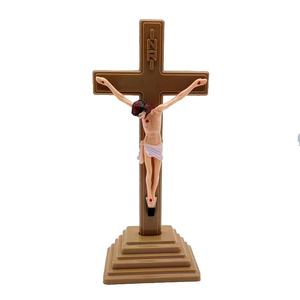 Mecrt Plástico Fluorescente Cruz Adornos Hogar Artesanía Luminoso Jesús Católico Cristianismo Regalo - Product Image 1