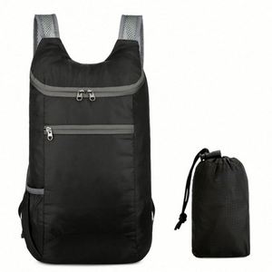 Nouveau sac à dos pliable de randonnée imperméable et ultraléger en ripstop, avec logo personnalisé, pour sports de plein air et voyages - Product Image 1