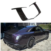 Kit de décoration de feux arrière en fibre de carbone sèche de haute qualité 3K pour Rolls Royce Spectre, pièces de décoration automobile style M amélioré