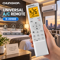Télécommande universelle pour climatiseur CHUNGHOP K-2098E avec écran LCD, minuterie, lumière LED et fonction de verrouillage