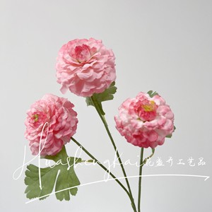 Bouquet de fleurs artificielles roses en soie, haute simulation, décoration de mariage - Product Image 4