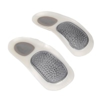 Soportes de arco para pies con dedos entrecruzados o separados, desmontables, transpirables, de nano PU de alta calidad, ortopédicos, para corrección de pie plano, plantillas unisex