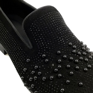 Chaussures habillées et Richelieu pour hommes en cuir véritable suédé de vache noir, faites à la main, de haute qualité, avec motif de design tendance et logo personnalisé, marque originale - Product Image 6