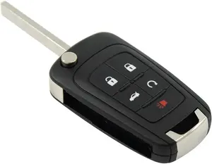 Sleutelhanger Keyless Entry Remote Vervanging Past Voor Chevy Cruze Equinox Camaro Impala Malibu Sonic Buick Gmc Flip Car Keyfob