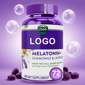 Fabricant professionnel OEM ODM de marque privée, mélatonine végétalienne personnalisée pour la santé, gommes pour dormir rapidement, suppléments de bonbons - Product Image 5