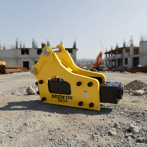 Martillo Hidráulico Lateral SB50 HNCHB1000 de 42CrMo para Excavadoras de 10-15 Toneladas, Maquinaria de Construcción, Rompedor de Rocas, Venta al por Mayor - Product Image 6