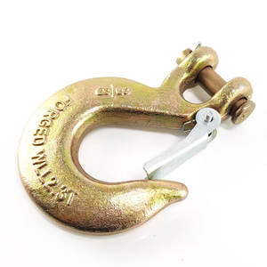 Gancho deslizante de aparejo de acero de aleación G80 Gancho de eslinga de horquilla con pestillo - Product Image 3