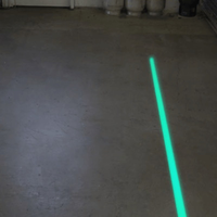 Projecteur de ligne de sécurité virtuelle LED verte/rouge pour entrepôt, marqueur de ligne d'avertissement laser bleu