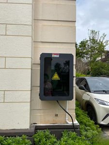 Nouvelle borne de recharge octogonale pour véhicules électriques et véhicules à énergie nouvelle, sortie AC/DC 7 kW, avec fonctions solaires/vent/température, protection extérieure contre la pluie/la poussière/la rouille - Product Image 5