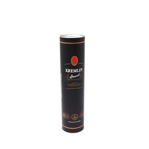 Eco-Friendly Luxury Cylinder Whisky Packaging <b>Box</b> Paper Core Wine Cans Bottle <b>Packing</b> Cardboard Tube with Iron Lid - Product Image 2