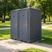 Toilettes portables d'extérieur pour entreprises de location, entièrement équipées avec un ensemble complet d'accessoires intérieurs, prêtes à l'emploi immédiat, livraison incluse