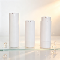 Flacon pompe airless blanc Twist Top 15ml 30ml 50ml, flacon pompe airless anti-âge personnalisé, flacon airless Twist de luxe de bonne qualité