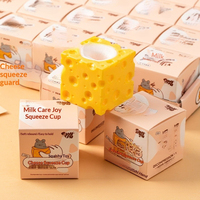 Jouet anti-stress en forme de souris de fromage, boule souple pour le soulagement du stress, vente en gros d'usine