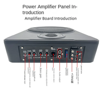 Haut-parleur basse haute qualité 8 pouces double bobinage Bluetooth 12v RC OEM usine subwoofer mince sous le siège
