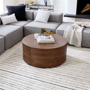Ferly <span class=keywords><strong>2023</strong></span> <span class=keywords><strong>nuevo</strong></span> lujoso hogar muebles de sala de estar conjunto de mesa de <span class=keywords><strong>cena</strong></span> muebles de madera para el hogar mesa de centro redonda - Product Image 2
