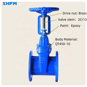Ggg50 OS & Y Hướng dẫn sử dụng Van cổng với tay quay PN10 PN16 webge Van cổng sắt dễ uốn nước nhiệt độ bình thường chung - Product Image 3