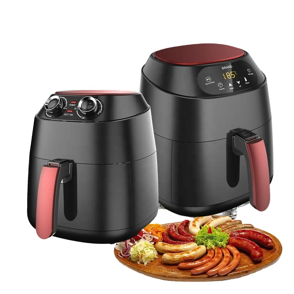 Gratis Monster Beste Verkoper Prime Bescherming Digitale Recepten Kip Frieten Broodrooster Oven Geen Olie Digitale Lucht Friteuse