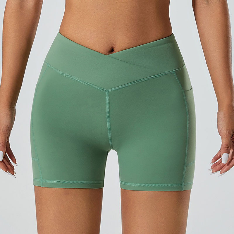 Short vert givré
