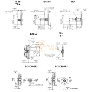 Bombas de Pistones Axiales de Desplazamiento Variable Hidráulicas <span class=keywords><strong>PWG</strong></span> C1 14/18, 1 HP, 100 Bar, 1 Etapa, Fabricante - Product Image 4