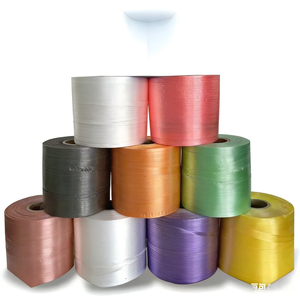 100% новый материал: полиэтиленовая лента (ПЭ) для обвязки, мягкий пластиковый упаковочный шнур машинного производства для упаковки - Product Image 6