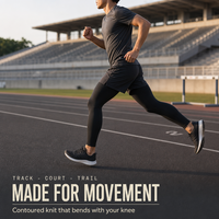Manchons de compression pour jambes, manchons de soutien du mollet, antidérapants, en tricot élastique, pour la course à pied, le cyclisme, le basketball, les sports