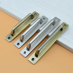 O'Leeford Surface Mounted Door Handle 419 Modern Minimalist <b>Sliding</b> Door Handle Easy Installation For Wooden Room Doors - Product Image 4