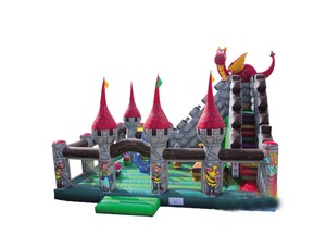 Portable PVC matériel maison Trampoline anneau de boxe enfants famille amusant Playhouse ventilateur accessoire intérieur vilain château jouet - Product Image 4