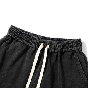 Ensemble survêtement homme t-shirt et short surdimensionné, lavé, avec logo personnalisé, doux pour la peau, prix avantageux, collection été - Product Image 6